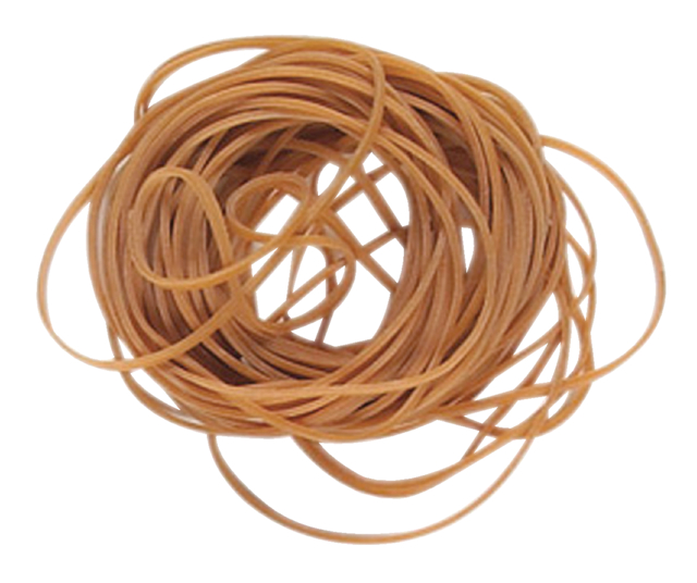 Elastiek Standard Rubber Bands 12 40x1.5mm 50gr 330 stuks bruin