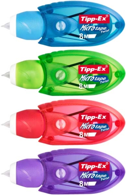 Correctietape Tipp-Ex micro twist 5mmx8m valuepack 40+20 gratis