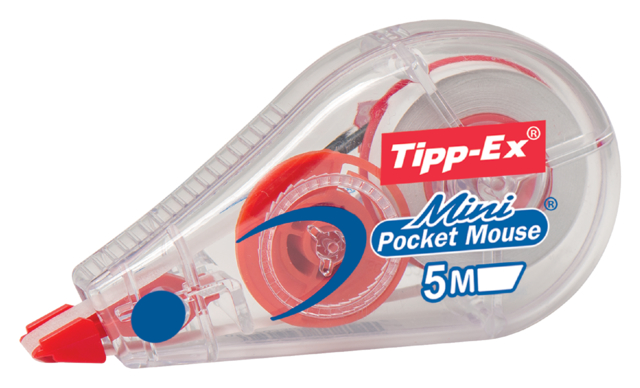 Correctieroller Tipp-ex mini pocket mouse 5mmx6m display à 30 +10 stuks gratis