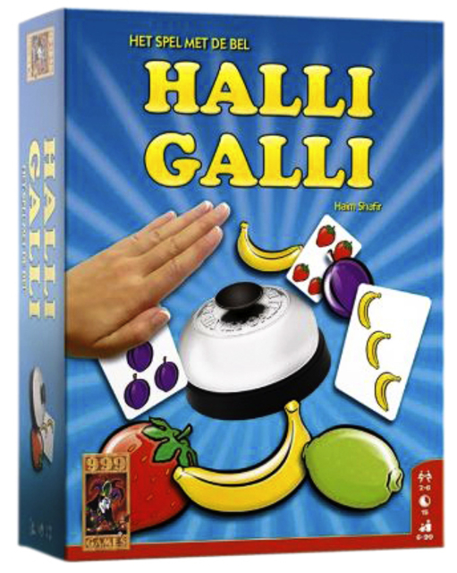 Kaartspel Halli Galli - Het spel met de bel