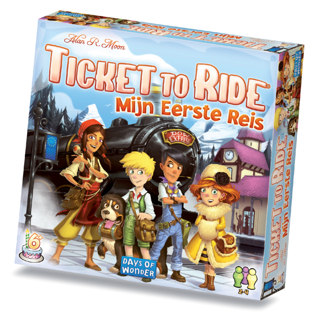 Spel: Ticket to ride mijn eerste reis