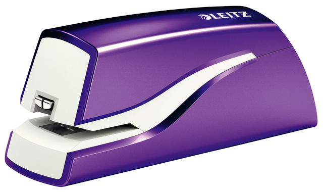 Agrafeuse électrique Leitz  NeXXt 5566 WOW 10 feuilles E1 violet