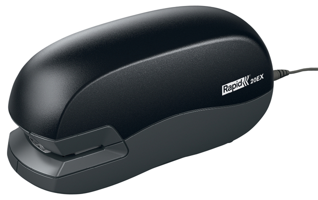 Agrafeuse électrique Rapid Fixativ 20EX 20 feuilles noir