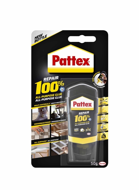 Colle Multi usages Pattex 100% tube 50g blister
