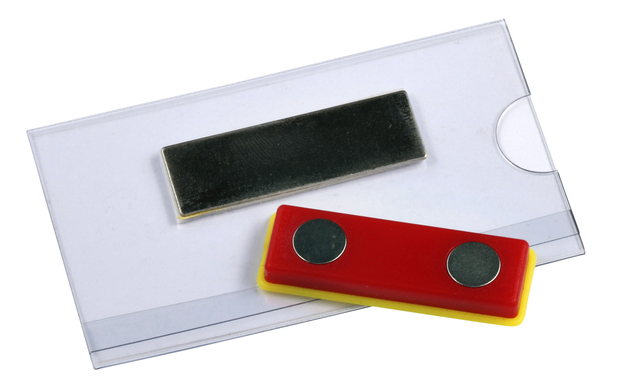 Badge Europel magnétique 75x40mm 24 pièces