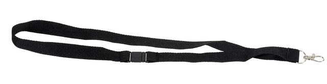 Cordon badge Europel noir 10 pièces