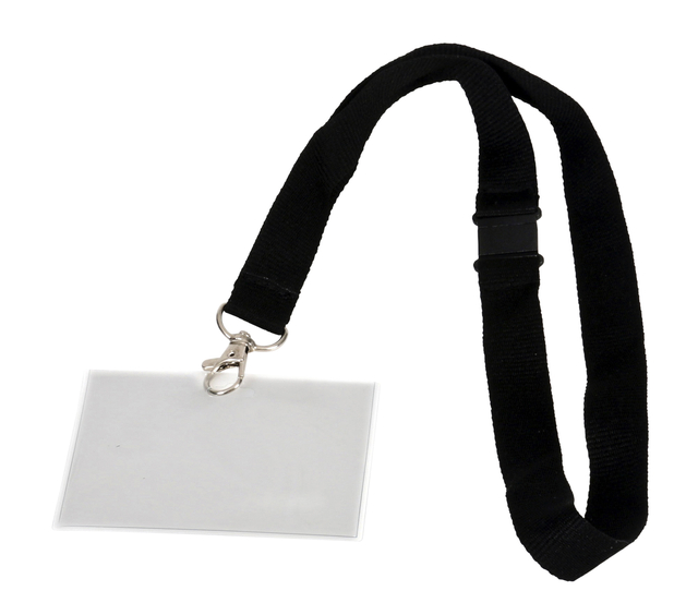 Porte-badge Europel avec cordon 90x60mm 5 pièces