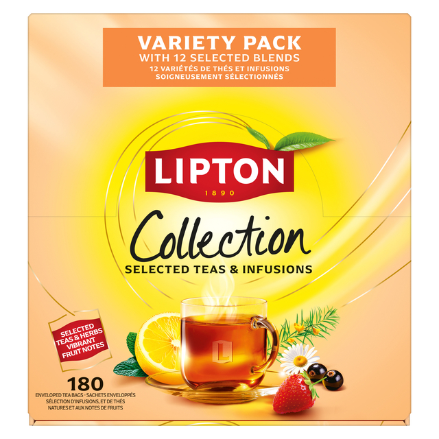Thee Lipton assortimentsbox 12x15stuks