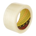 Ruban d'emballage Scotch 371 66mx50mm transparent PP 6 rouleaux