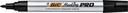 Viltstift Bic Pro rond medium zwart