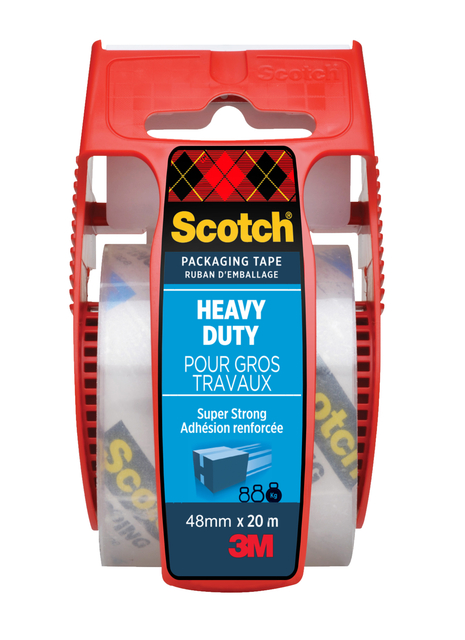 Ruban d’emballage Scotch E5020D transparent