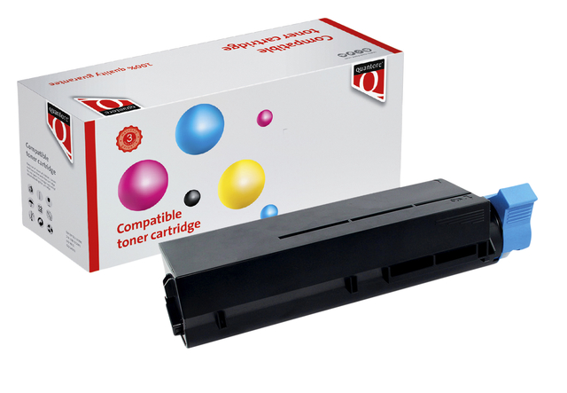 Toner Quantore alternatief tbv Oki 45807106 zwart