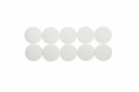 Aimant MAUL Solid 38x15,5mm 2,5kg blanc 10 pièces