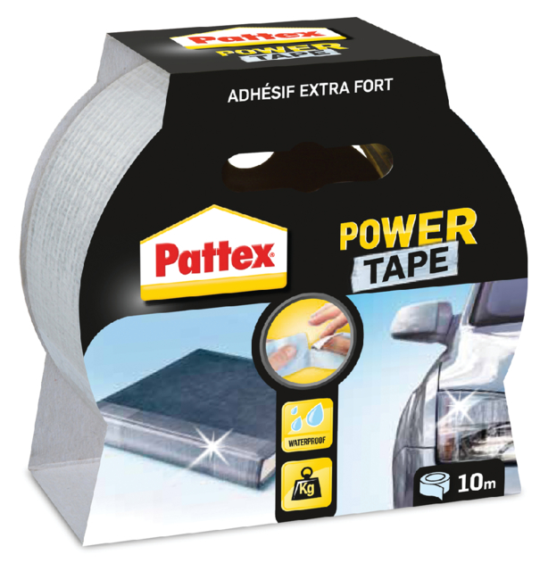 Ruban adhésif Pattex Power Tape 50mmx10m transparent