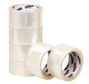 Ruban d'emballage Quantore 50mmx60m PP transparent 6 rouleaux