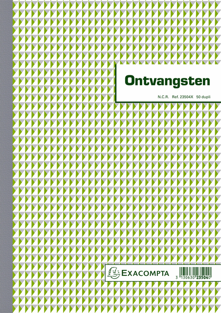 Kasboek Exacompta Manifold ontvangsten dupli 50vel NL