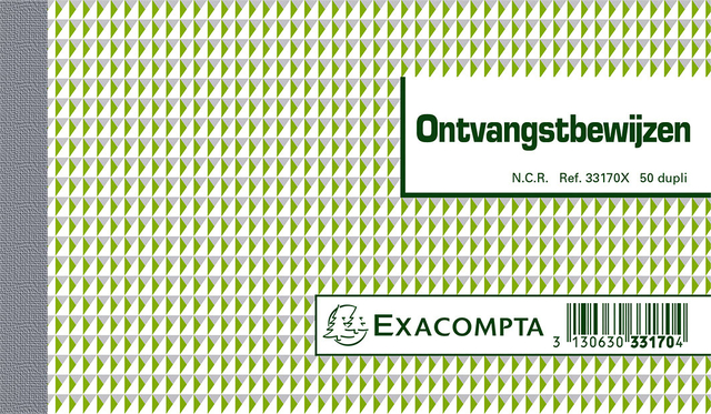 Ontvangstbewijzen Exacompta Manifold dupli 50vel Nl