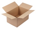 Amerikaanse vouwdoos CleverPack 430x305x250mm B-golf bruin 30 stuks