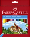 Crayon de couleur Faber-Castell assorti set 24 pièces