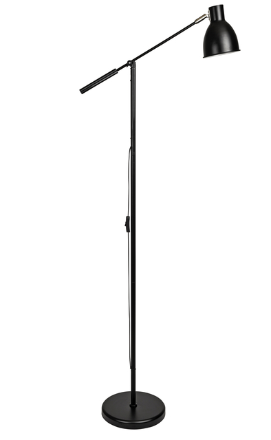 Vloerlamp MAUL Finja excl. LED lamp hg 138cm arm 30cm zwart