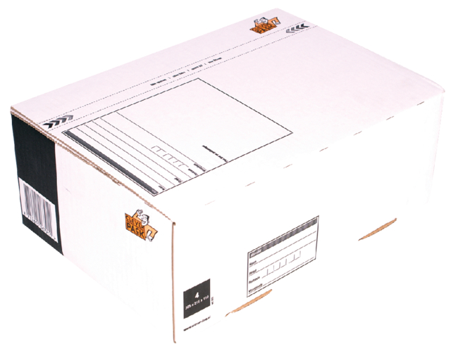 Postpakketbox 4 CleverPack 305x215x110mm wit