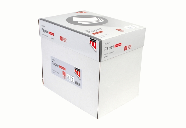 Papier copieur Quantore Economy Nonstop A4 80g blanc 2500 feuilles
