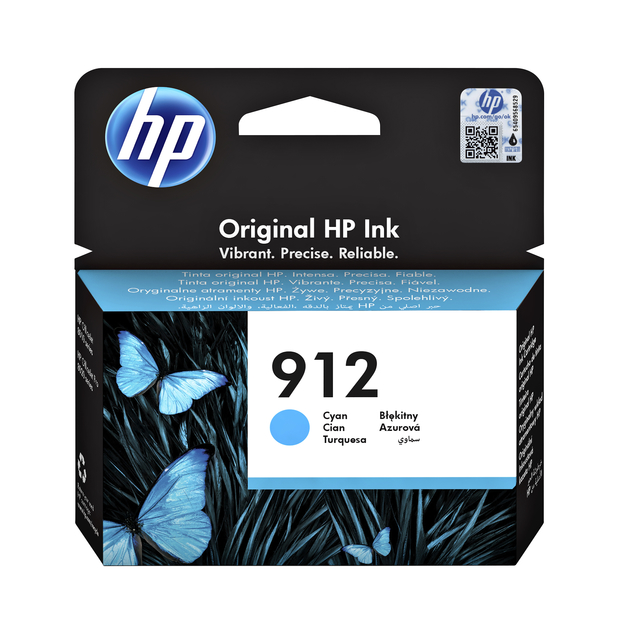 Inktcartridge HP 3YL77AE 912 blauw