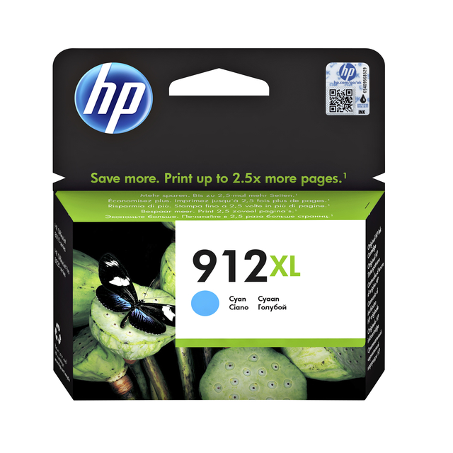 Inktcartridge HP 3YL81AE 912XL blauw