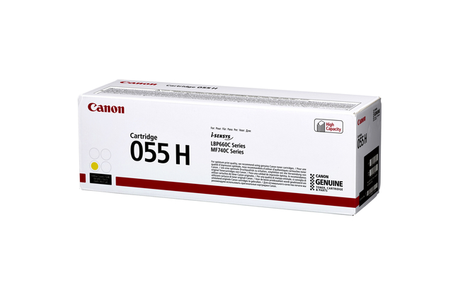 Cartouche toner Canon 055H jaune