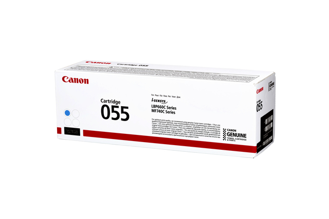 Cartouche toner Canon 055 bleu