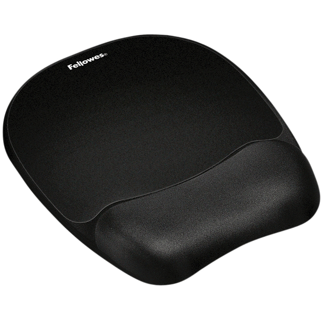 Tapis souris avec repose-poignets Fellowes à mémoire de forme noir