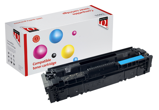 Cartouche toner Quantore alternative pour HP CF541X 203X bleu