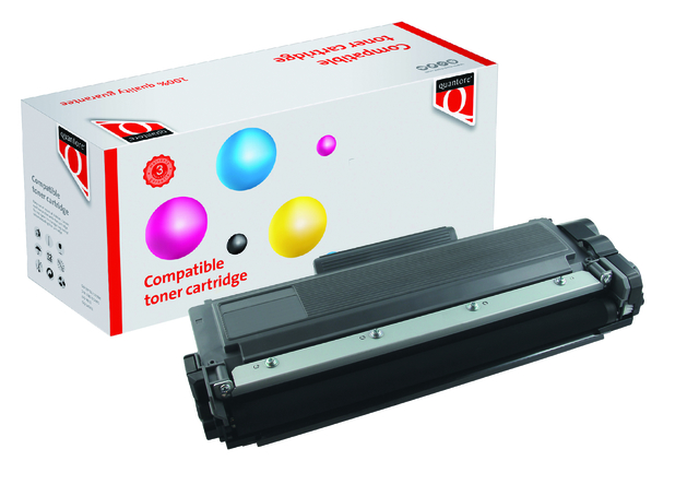 Toner Quantore alternatief tbv Brother TN-2420BK zwart