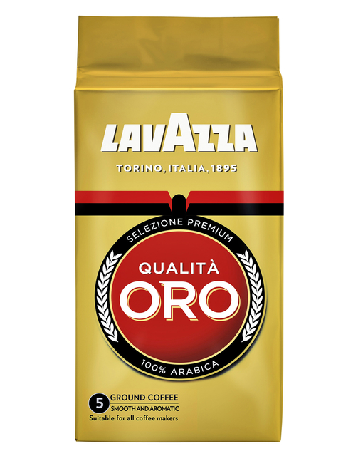 Koffie Lavazza gemalen Qualita Oro 250gr