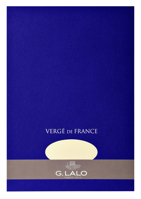 Bloc-notes Lalo A4 uni 100g 100 pages vergé ivoire