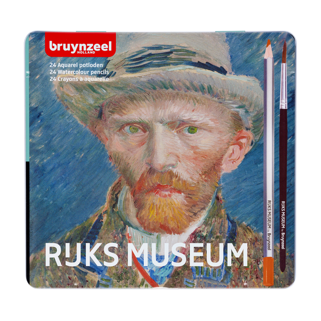 Aquarelpotlood Bruynzeel Rijksmuseum Van Gogh set á 24 stuks assorti