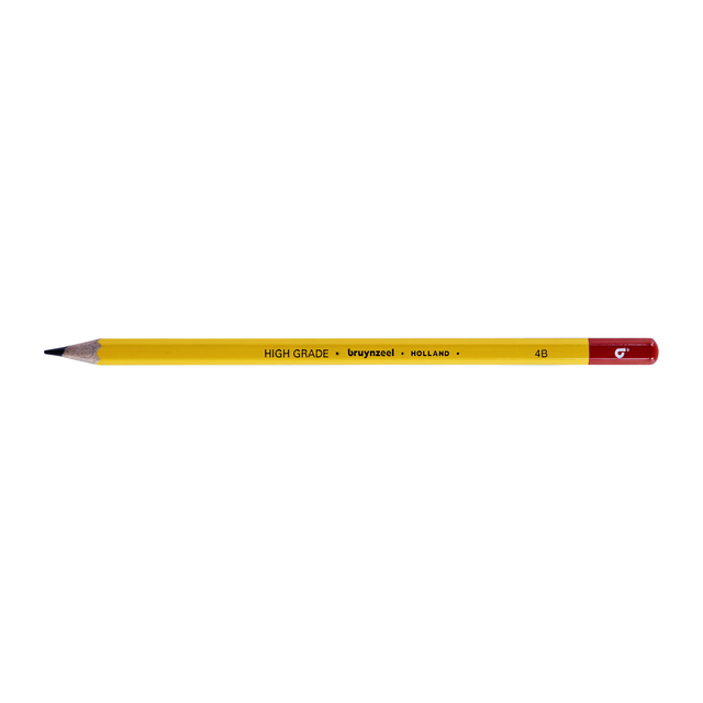 Crayon graphite Bruynzeel Burotek 4B gris