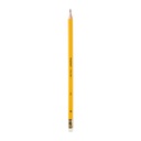Crayon graphite Bruynzeel HB avec embout gomme gris