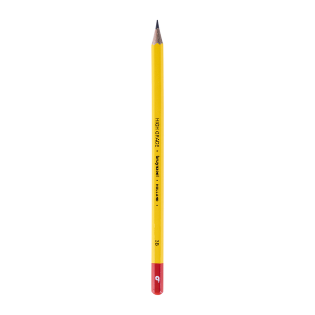 Crayon graphite Bruynzeel Burotek 3B gris