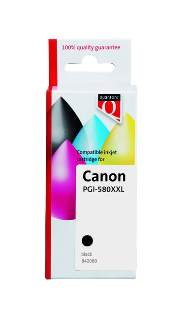 Cartouche d''encre Quantore alternative pour Canon CLI-580XXL pigment noir