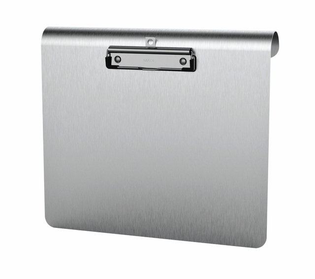 Porte-bloc MAULmedic A4 paysage pince inox aluminium