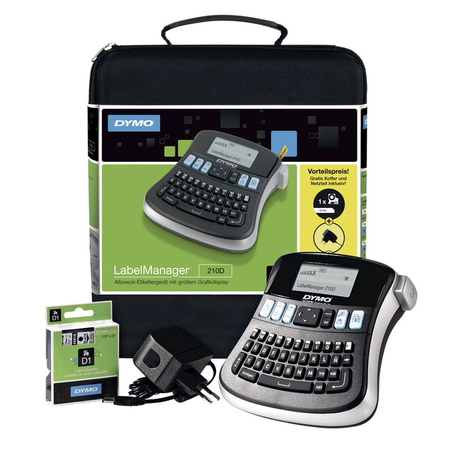 Imprimante étiquette Dymo Labelmanager LM210D qwerty kit