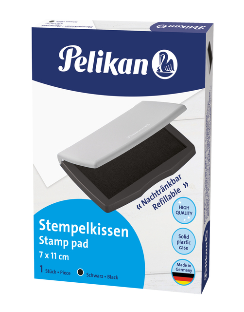 Tampon encreur Pelikan 2E 110x70mm noir