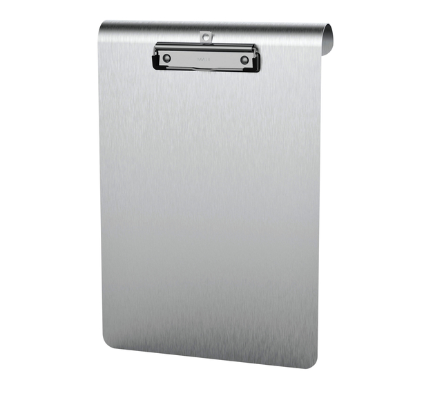 Porte-bloc MAULmedic A4 portrait pince inox aluminium