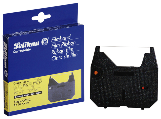 Ruban groupe 153C Correctable noir