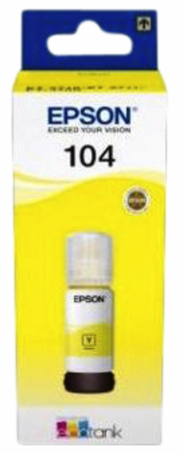 Recharge d'encre Epson 104 T00P440 jaune