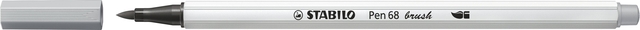 Feutre pinceau STABILO Pen 568/95 gris froid