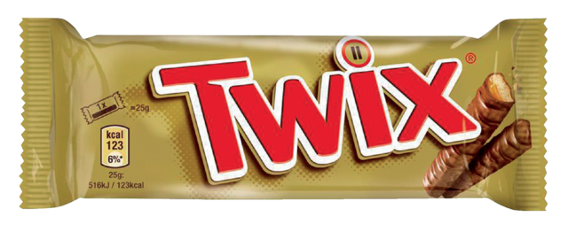 Snoep Twix reep 25x50 gram