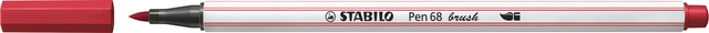 Feutre pinceau STABILO Pen 568/50 rouge foncé