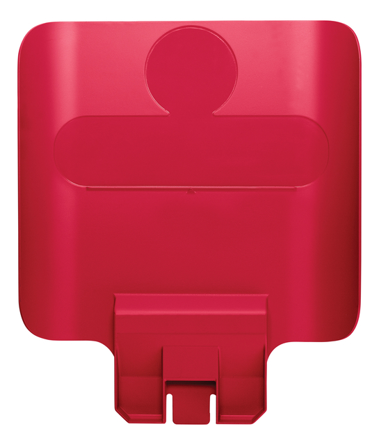 Panneau de communication pour station de recyclage Slim Jim rouge